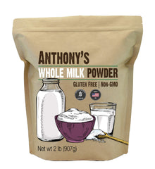 Anthony's envase frontal de 2 lb mostrando el producto y beneficios