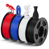 ANYCUBIC spool front view showing neat winding and easy feed benefit