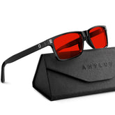 ANYLUV vista frontal de montura roja con diseño cómodo y moderno