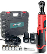 AOBEN front angle view showing ratchet and case for portability benefit