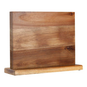 Aomiesen front view acacia wood block showing neat knife storage and space saving