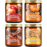 AOOVOO pack frontal de velas otoñales que ambienta con calidez
