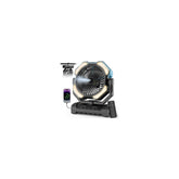 Aopircs front view of portable misting fan showing compact design and handle, for easy transport