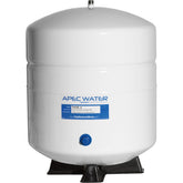 APEC Water depósito presurizado vista frontal con montaje fácil y suministro confiable