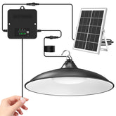 APILAB front view of solar shed light showing lamp and hanging hardware for easy bright lighting