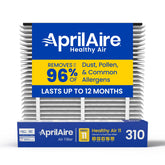 AprilAire front packaging showing model 310 and benefits