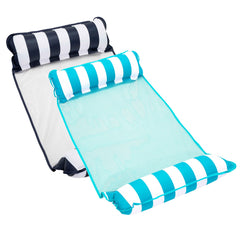 Aqua LEISURE vista frontal del pack de dos flotadores mostrando colores y formas, durable