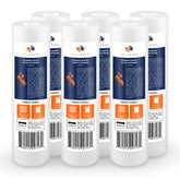 Aquaboon front packaging showing six 10x2.5 cartridges and brand clarity benefit