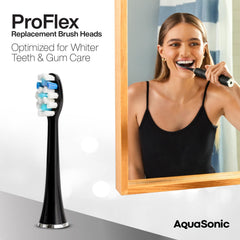 AquaSonic detalle de cerdas ProFlex combinando suavidad y pulido