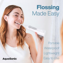 Aquasonic punta ortodóntica enfocada que facilita limpieza alrededor de brackets