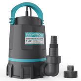 AQUASTRONG vista frontal de la bomba mostrando robustez y potencia