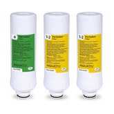AquaTru front packaging showing combo pack and compatibility details for easy purchase