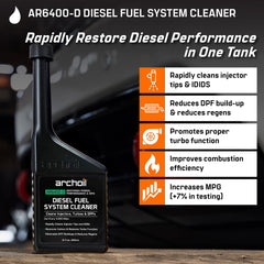 Archoil AR6400-D close-up of bottle detail highlighting quality formula