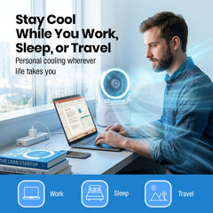 Arctic Air puerto USB-C y base del Ice Jet X3 para alimentación portátil fácil