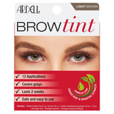 Ardell caja frontal del kit mostrando tintura y herramientas para cejas definidas