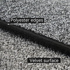 AREDO close-up of faux-wool texture showing soft fibers and comfortable underfoot feel