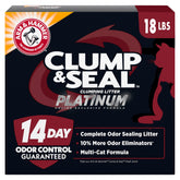 ARM & HAMMER bolsa frontal del producto mostrando 18 libras y beneficios