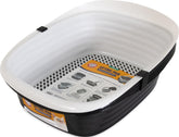 Arm & Hammer front view of large sifting litter box showing roomy interior and design benefit