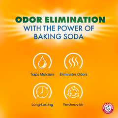 Arm & Hammer bolsa con nivel de agua visible que evidencia absorción
