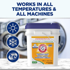 Arm & Hammer polvo en detalle textura fina para disolución rápida
