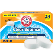 ARM & HAMMER front packaging showing 24 tablets and clear benefits