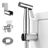 Arofa brushed nickel sprayer front view showing sleek design and durable finish