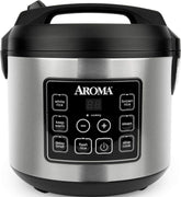 AROMA frontal con tapa mostrando diseño acero y ahorro de espacio