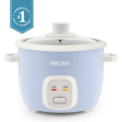 AROMA ceramic coated inner pot close-up highlighting nonstick surface for easy cleanup