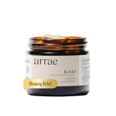 Arrae cápsulas bloat vista frontal con etiqueta clara y beneficios
