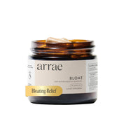 Arrae cápsulas bloat vista frontal con etiqueta clara y beneficios