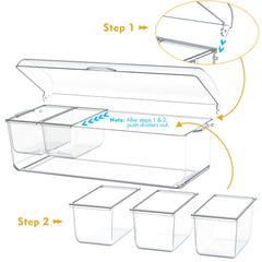 ARSTPEOE close-up of removable compartment demonstrating easy lift-out for refilling and cleaning benefit