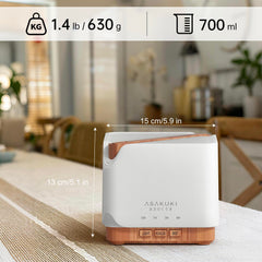 ASAKUKI detalle de la tapa y boquilla mostrando distribución uniforme de niebla