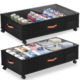 Ashwanth front view of XXL under bed storage showing clean organized appearance