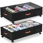Ashwanth front view of XXL under bed storage showing clean organized appearance