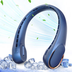 ASNUG vista frontal del ventilador de cuello mostrando diseño y ergonomía