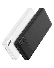 AsperX twin pack front view showing compact chargers and branding, convenient for travel