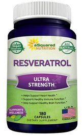 aSquared Nutrition bottle front view showing clean label and 90 day supply benefit