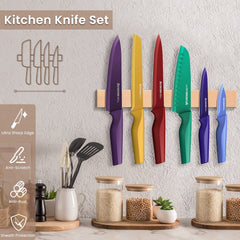 Astercook primer plano de las hojas de acero inoxidable y filo duradero