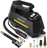 AstroAI front view of AIRUN H portable inflator showing compact design and color