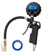 AstroAI front view of digital gauge inflator showing ergonomic shape and controls, reliable performance