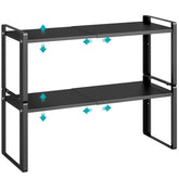 Astrorhine assembled shelf front view showing organized storage and durability