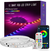 ATHONO front packaging showing 100FT LED strip and smart features, clear product overview