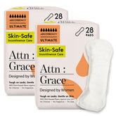 ATTN : GRACE empaque frontal mostrando protección alta y discreta