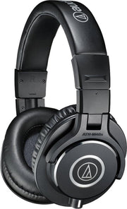 Audio-Technica ATH-M40x frontal con estuche, calidad profesional