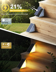 AUDLES primer plano del panel solar, captación máxima de luz