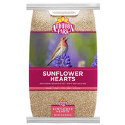 Audubon Park front of bag showing 15 lb seed and clean-feeding benefit