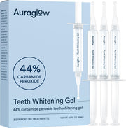 Auraglow three syringes front view showing refill set and quick results
