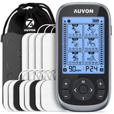 AUVON dispositivo frontal mostrando controles y carcasa de aluminio para durabilidad
