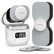 AUVON funda cargadora compacta mostrando portabilidad y carga rápida