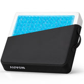 AUVON gel ventilation seat cushion front view showing profile and cooling surface benefit